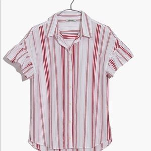 Madewell Central Ruffle Sleeve Blouse
